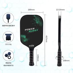 image-Pickleball Racket Set - Carbon Fiber