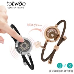 image-totwoo Smart Couple Bracelets - Sun Moon Titanium Steel