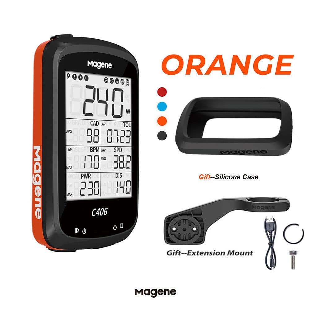 image-Magene C406 Waterproof GPS Mountain Bike - Wireless Smart Code