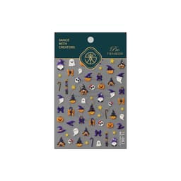 image-tensor Halloween Pumpkin Nail Stickers Diamond Series