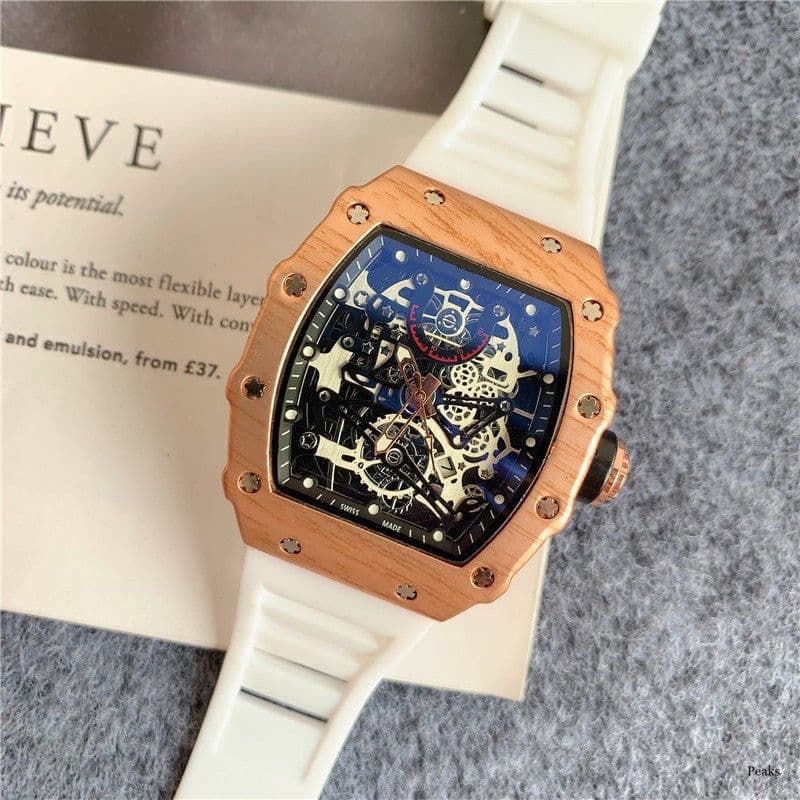 image-Men's Casual Business Watch 43mm Stainless Steel Quart Dial