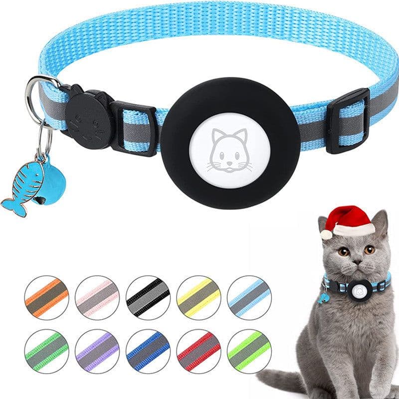 image-Sheng Hongjia Apple Airtag Protective Case Light Green Pet Collar