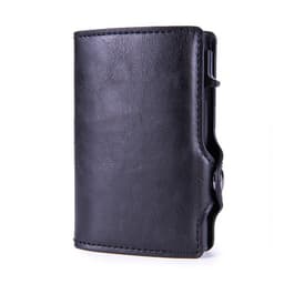 image-Camouflage Green RFID Card Holder - PU Leather