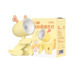 image-Deer LED Night Light Phone Holder - Yellow