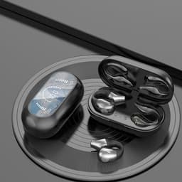 image-HIFI T20B Sports Bluetooth Headset - Ear Clip, IPX4 Waterproof, 5.3, 4-8hr Battery