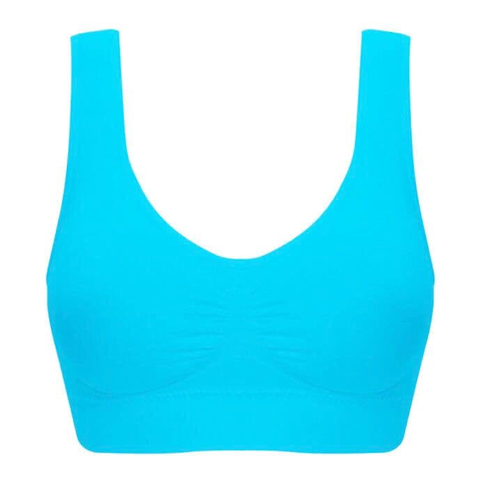 image-Sports Bra No Underwire Padless XXXL - Red