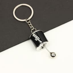 image-Cross-border wholesale car modification key chain speed and passion key male car pendant metal gear key chain