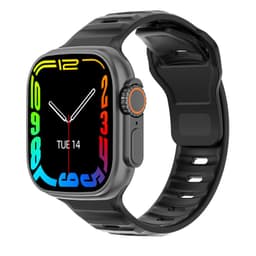 image-MaFam DT8 Ultra Smartwatch - 2.0" TFT - Orange - Bluetooth, Sleep Analysis