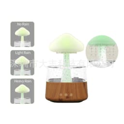 image-Ultrasonic Humidifier Aromatherapy Diffuser - Wood Grain Remote