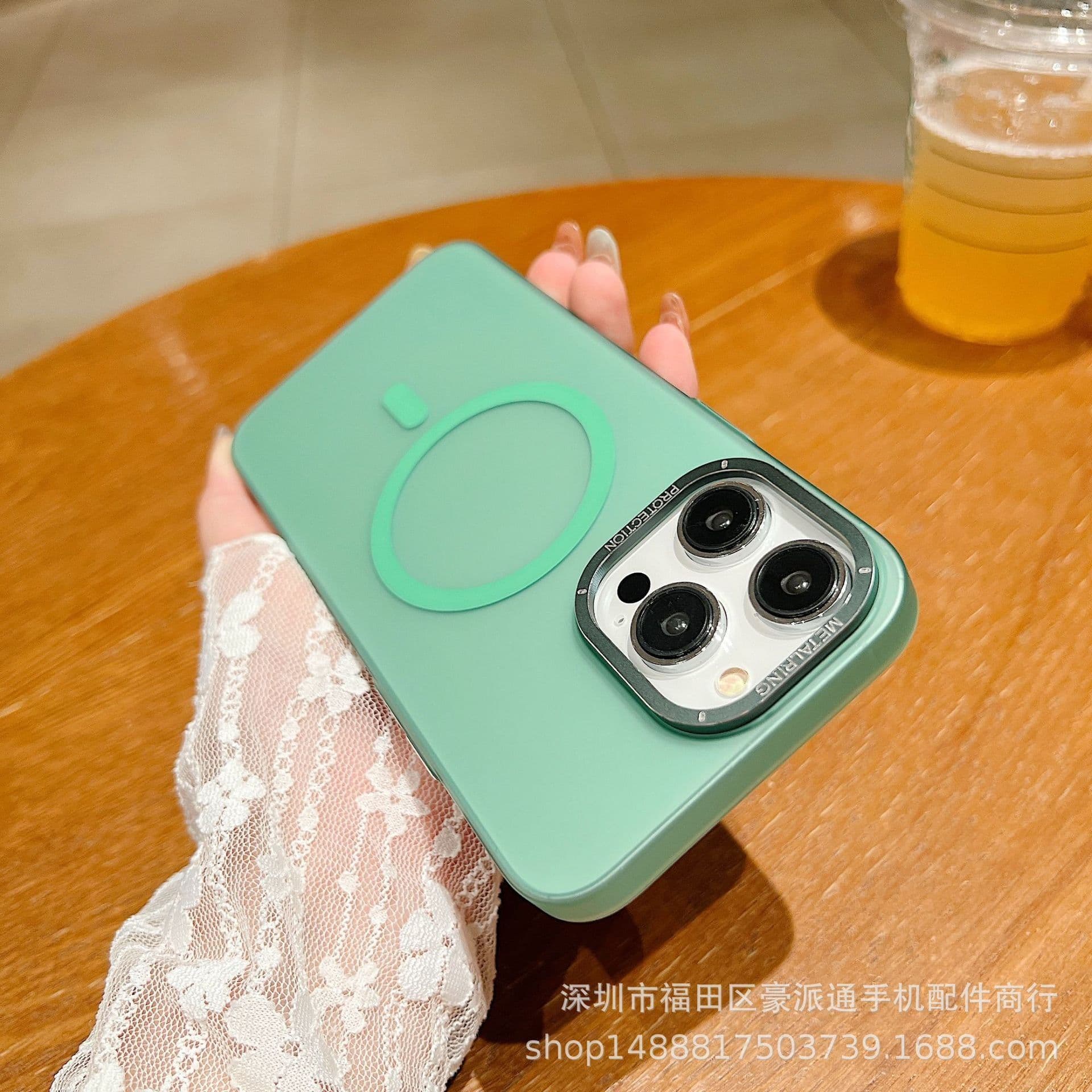 image-Magsafe Frosted Magnetic iPhone Case - Transparent White 11/15 Protection