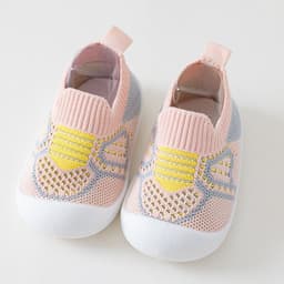 image-Baby Walking Shoes - Purple Stripe Size 21