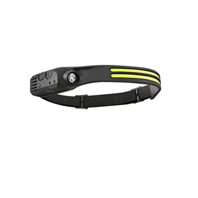 image-Head-mounted 10W COB Fishing Flashlight, Long-Life, Induction, Silicone, 200-500m