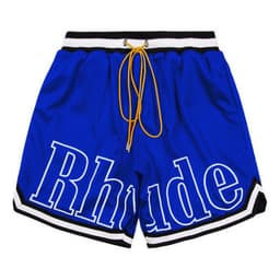image-Men's Shorts Navy Blue Cotton Blend Breathable XXXL