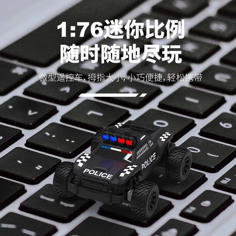 image-TURBO RACING 1:76 Police Car C82 RC Remote Control