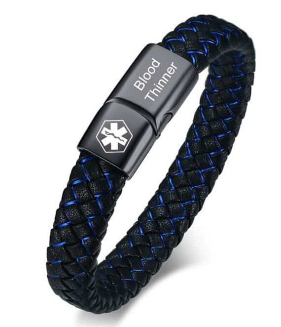image-Titanium Steel Magnetic Buckle Medical Bracelet For Men