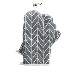 image-Microwave Oven Gloves Heat Resistant - White