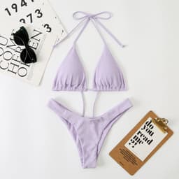 image-Women's Bikini Swimsuit - Lotus L Nylon