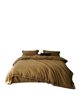 image-MARK CROSS Tencel 4-Piece Bedding Set - Nude Hotel Style