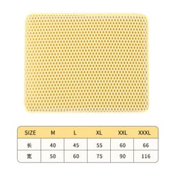 image-Tail Lianmeng Cat Litter Mat 116x66cm Black EVA
