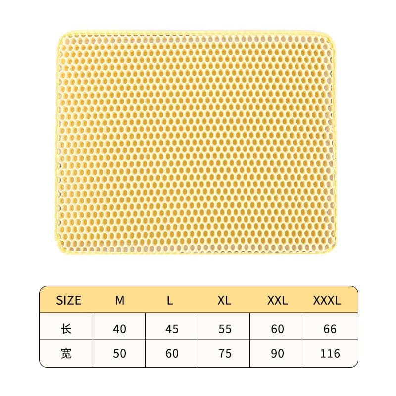 image-Tail Lianmeng Cat Litter Mat 116x66cm Black EVA