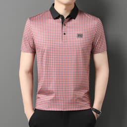 image-Men's Polo Shirt - Black Breathable Short Sleeve M-3XL