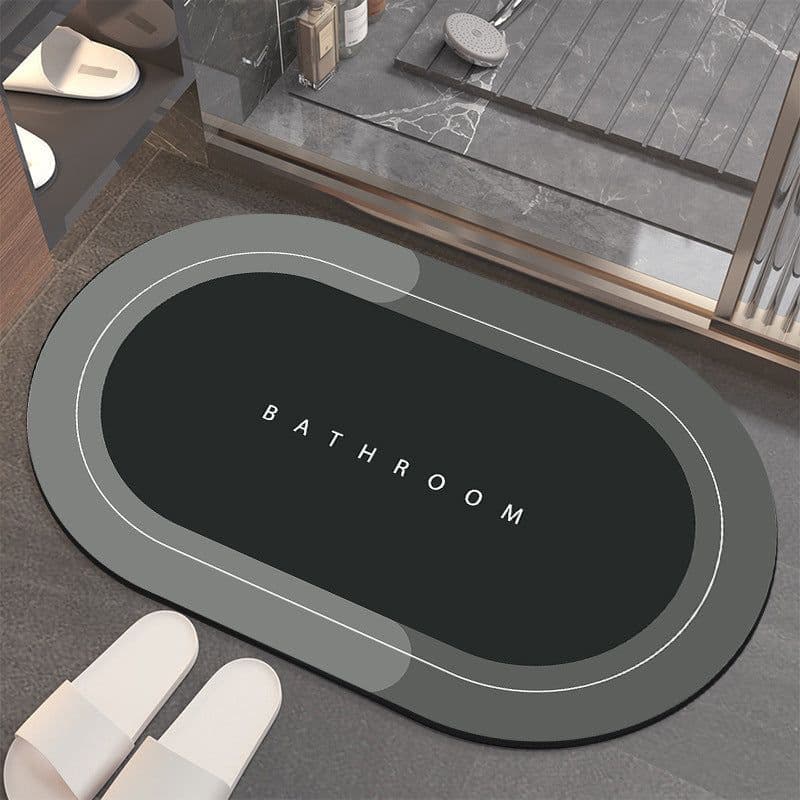 image-Bathroom Absorbent Velvet Mat - Quick-Drying - 4'x8'