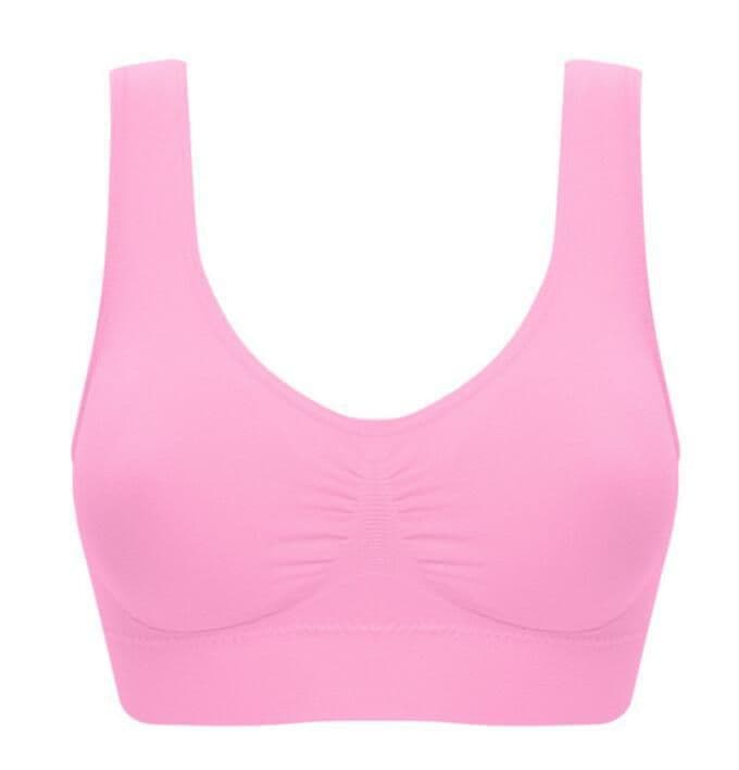 image-Sports Bra No Underwire Padless XXXL - Red