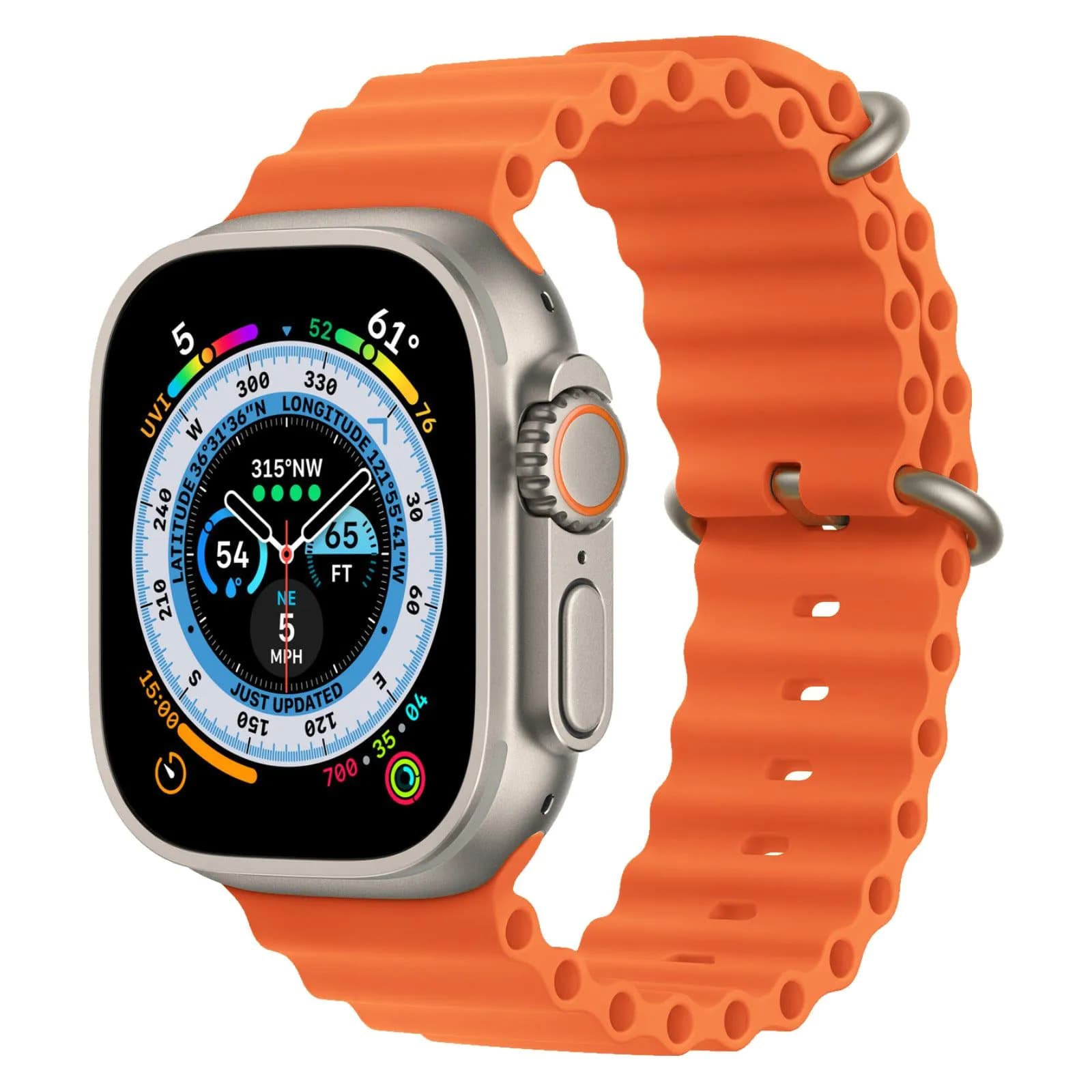 image-Apple Watch Marine Silicone Strap Universal Compatible