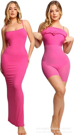 image-SCHUFEJA Modal Body Sculpting Skirt Rose Red