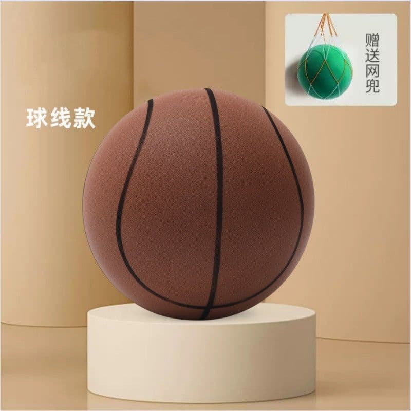 image-Silent Basketball Hoop Set - Orange 32cm