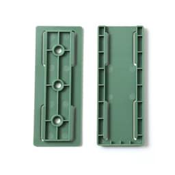 image-Orange Wall-Free Socket Plug-In Storage Rack 6-Pack