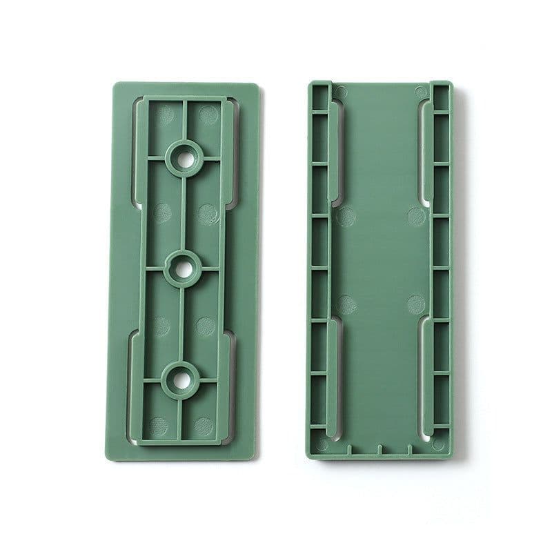 image-Plug-in Socket Organizer - Orange Wall Mount