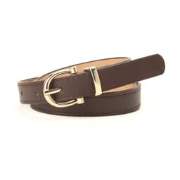 image-Korean Fashion Belt for Ladies - Imitation Leather, Alloy Buckle, Decorative Thin Jeans Belt