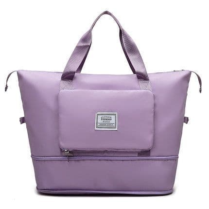 image-Multifunctional travel bag, female hand-held large-capacity waterproof luggage bag, sports gym bag, short-distance travel