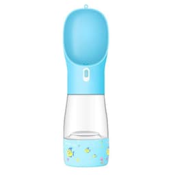 image-Portable Pet Water Bottle, Green, Plastic Travel Cup, Dog Fountain, Cat Drinker