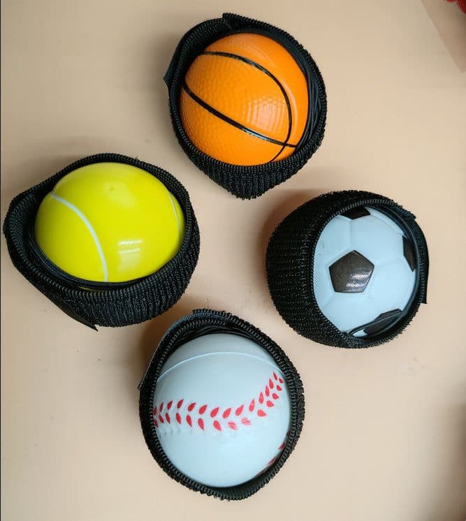 image-Wrist Elastic Ball - Rubber Fitness Decompression