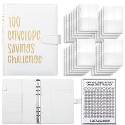 image-100 Days Saving Money Notebook - A5 Pink