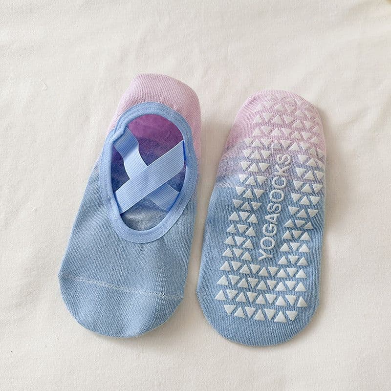 image-Gradient Color Yoga Socks Women's - Non-Slip