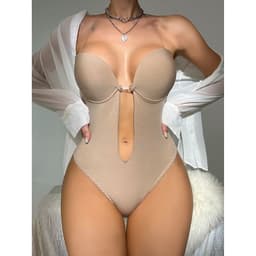 image-Chang Lizi Molded Cup Bra 3/4 - Dark Brown 3XL