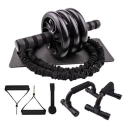 image-LEATOU Ab Wheel 7-Piece Indoor Fitness Equipment Set - LT-TZ32