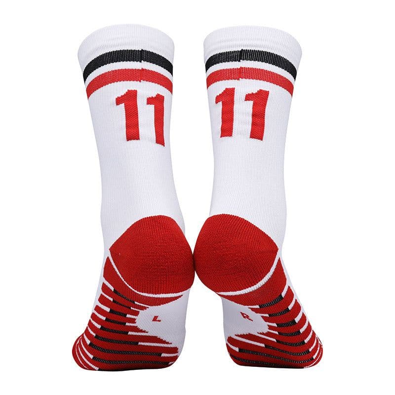 image-Men's Football Socks - Royal Blue, Non-Slip, Nylon Sports (65 characters)
