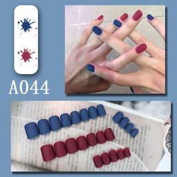 image-Internet celebrity new fake nails wearable nails finished nail patches nail art patches removable nail patches nail art accessories
