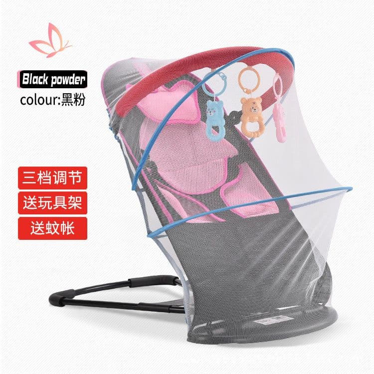 image-Cherry Purple Baby Rocking Chair - Green 6-12M