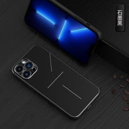 image-iPhone 15 Frosted Metal Back Case - Purple Anti-fingerprint Aluminum Alloy