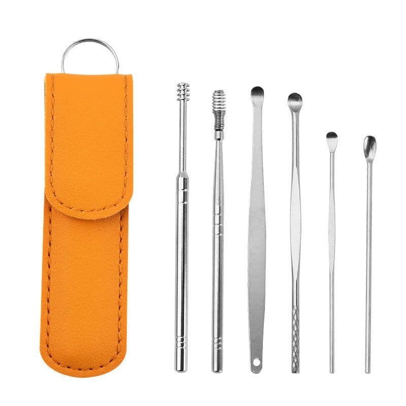 image-Chou Hao Ear Picker Set 6-Piece Stainless Steel