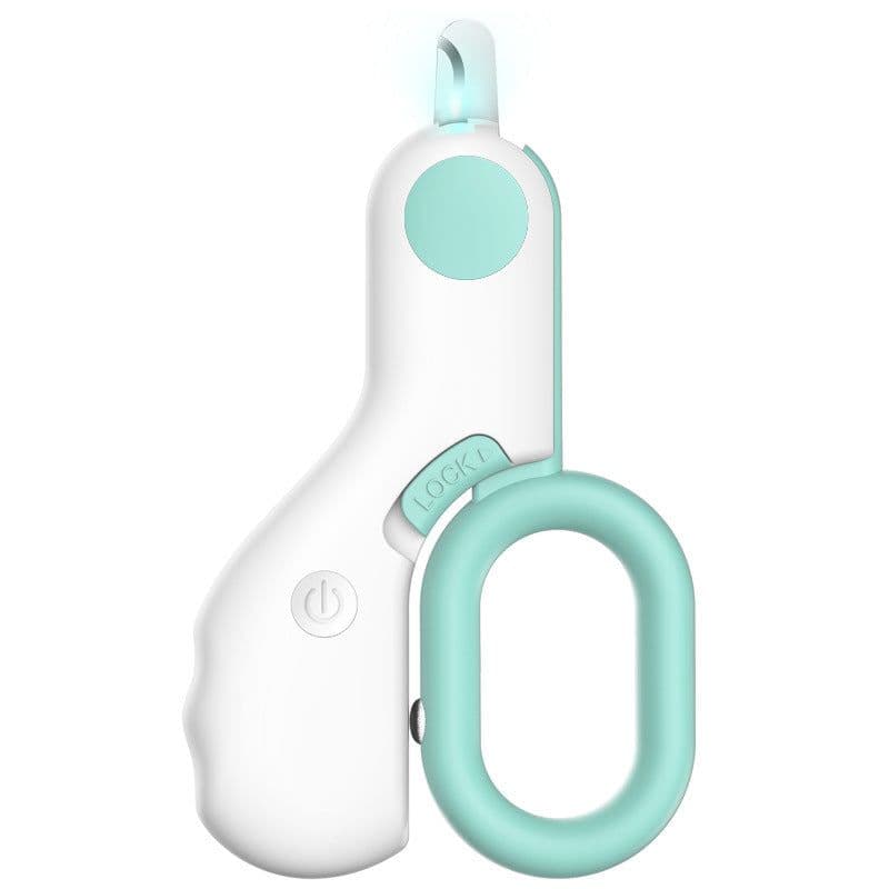 image-Pet Nail Clipper - LED Light Dog Cat Green