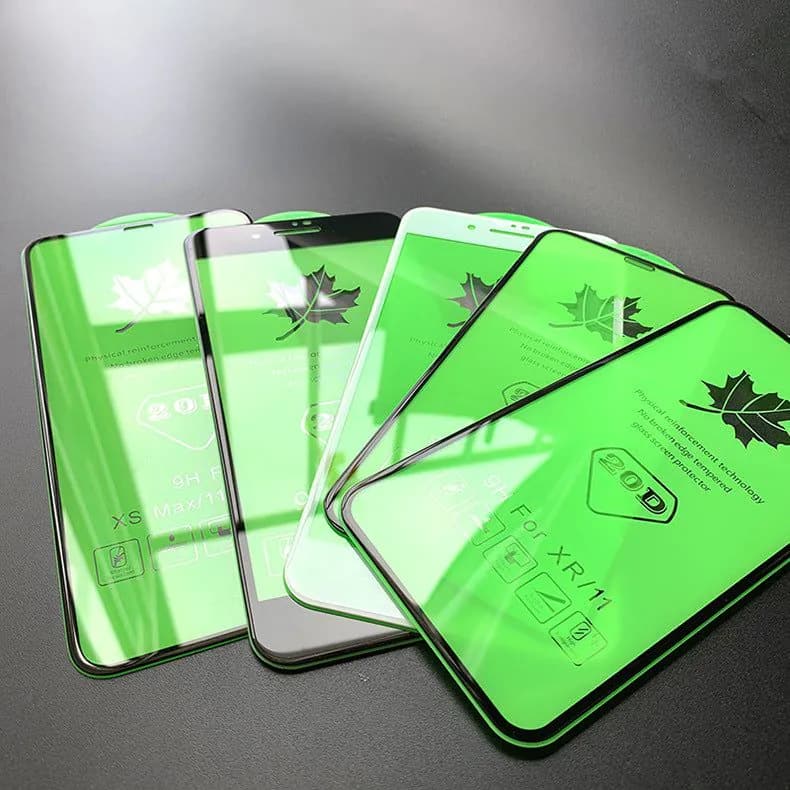 image-Hua Wanjia 20D Green Maple Tempered Film for iPhone 12 Pro Max Full Screen