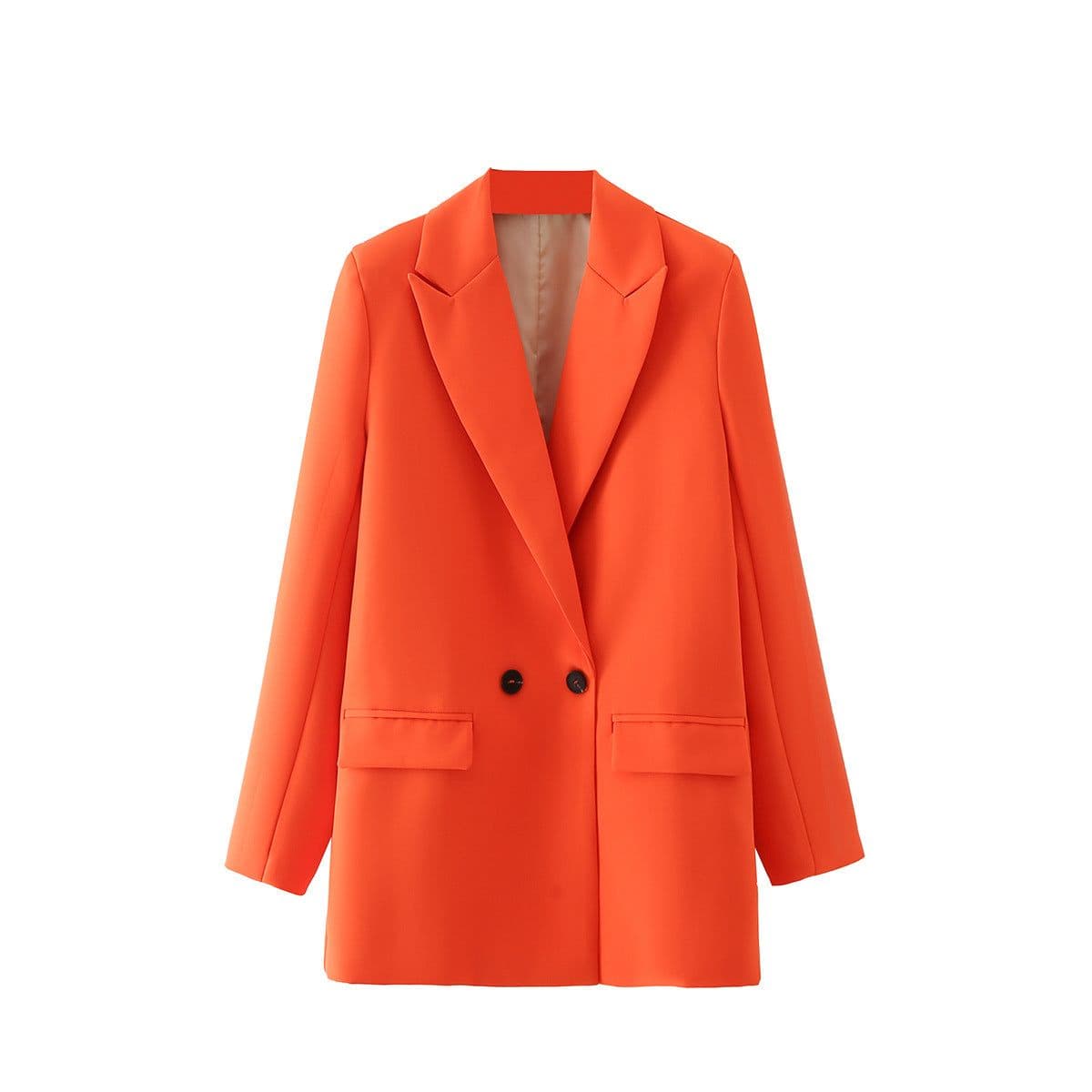 image-Women's Small Suit - Milky Apricot Polyester L Slim