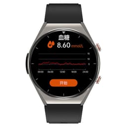 image-Smart Watch - ECG Blood Pressure Oxygen Heart Rate Black