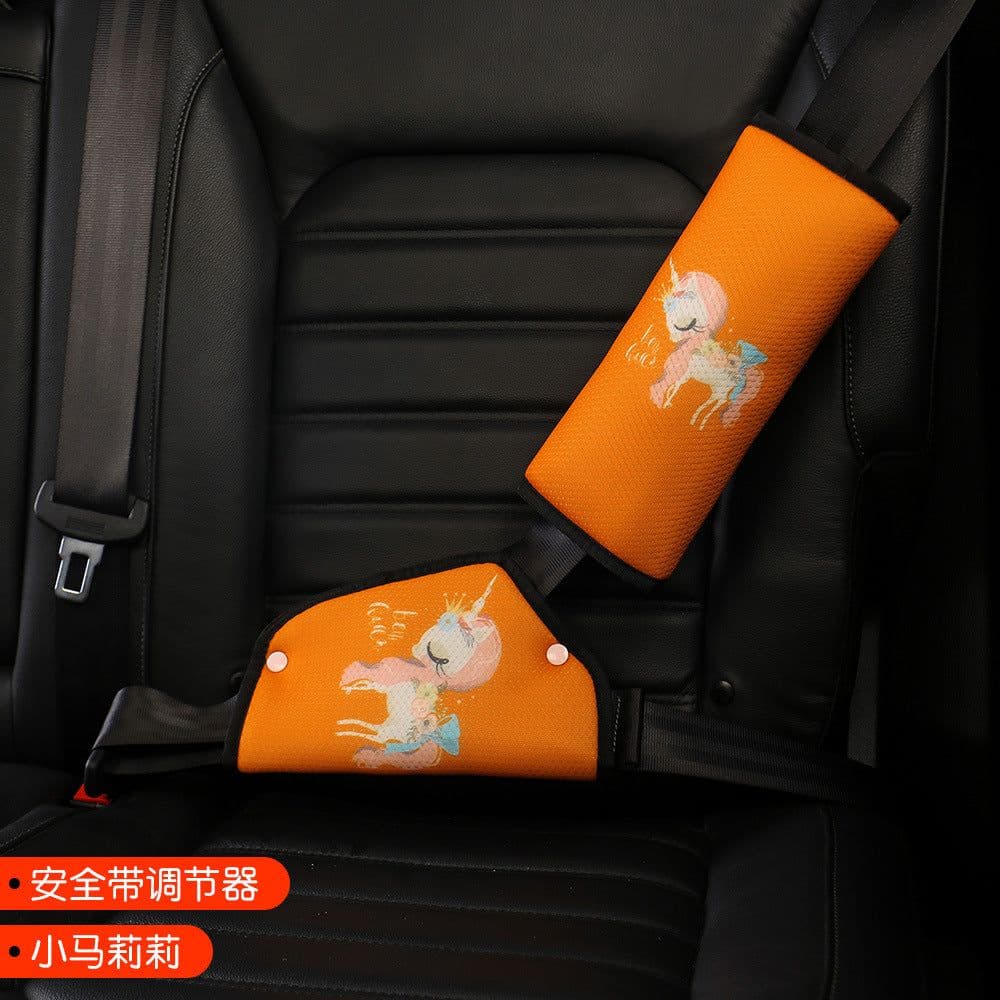image-Child Seat Belt Safety Cover - Simple Protective Car Seat Belt Shoulder Fixer